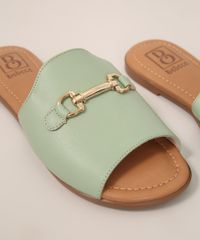 Rasteirinha-Feminina-Bebece-com-Fivela-Verde-Claro-9988052-Verde_Claro_3