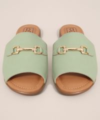 Rasteirinha-Feminina-Bebece-com-Fivela-Verde-Claro-9988052-Verde_Claro_5