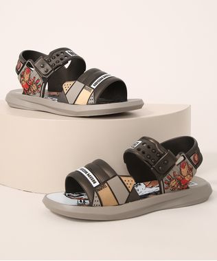 Papete-Infantil-Grendene-Homem-de-Ferro-Cinza-9974186-Cinza_1