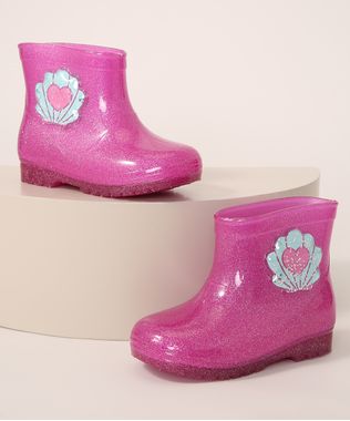 Galocha-Infantil-LueLua-Concha-com-Glitter-Pink-9987651-Pink_1