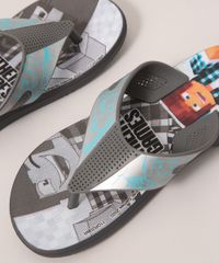 Chinelo-Infantil-Grendene-Minecraft-Cinza-9986790-Cinza_3