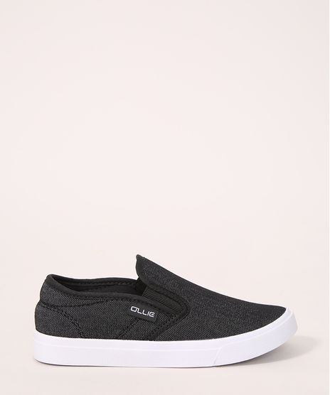 Tenis-Infantil-Slip-On-Ollie-em-sarja-Preto-9987724-Preto_1