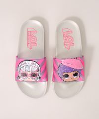 Chinelo-Infantil-Slide-Grendene-LOL-Surprise-cinza-9986831-Cinza_2