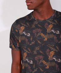 Camiseta-Masculina-Estampada-Manga-Curta-de-Folhagem-Gola-Careca-Multicor-9981169-Multicor_5