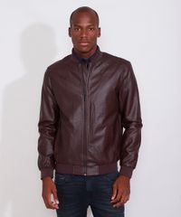 Jaqueta-Bomber-Masculina-Slim-com-Micro-Furos-e-Bolsos-Vinho-9783162-Vinho_5