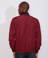 Jaqueta-Bomber-Masculina-Slim-com-Bolsos-Vinho-9816123-Vinho_2