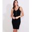 Vestido-Feminino-Curto-Canelado-com-Meio-Ziper-de-Argola-Alca-Larga-Preto-9976166-Preto_1