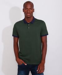 Polo-Masculina-Tradicional-Maquinetada-Manga-Curta-Verde-Escuro-9981328-Verde_Escuro_1