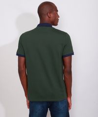 Polo-Masculina-Tradicional-Maquinetada-Manga-Curta-Verde-Escuro-9981328-Verde_Escuro_2