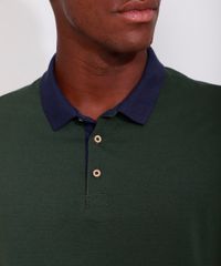 Polo-Masculina-Tradicional-Maquinetada-Manga-Curta-Verde-Escuro-9981328-Verde_Escuro_4