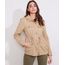 Parka-de-Sarja-Feminina-com-Bolsos-e-Cordao-Gola-Alta-Bege-9969656-Bege_1
