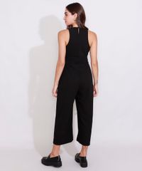 Macacao-Feminino-com-Botoes-Sem-Manga-Decote-V-Profundo-Preto-9984485-Preto_2