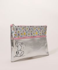 Necessaire-Feminina-Snoopy-Prateada-9985521-Prateada_2