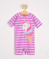 Macaquinho-de-Praia-Infantil-Listrado-Unicornio-Manga-Curta-com-Protecao-UV50--Roxo-9980977-Roxo_1