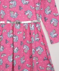 Vestido-Infantil-Manga-Longa-Estampado-Unicornio-com-Cinto-Rosa-9979210-Rosa_4