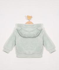 Jaqueta-de-Pelo-Infantil-com-Capuz-e-Orelhinhas-Verde-Claro-9801300-Verde_Claro_2