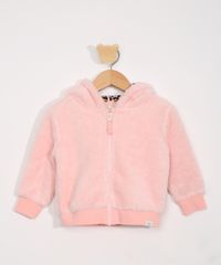 Jaqueta-de-Pelo-Infantil-com-Capuz-e-Orelhinhas-Rosa-Claro-9801302-Rosa_Claro_1