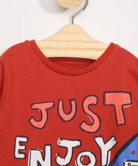 Camiseta-Infantil-Manga-Longa--Just-Enjoy-Your-Day--Vermelha-9976122-Vermelho_5