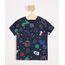 Camiseta-Infantil-Manga-Curta-Estampada-de-Dinossauros-Astronauta-com-Bolso-Azul-Marinho-9975785-Azul_Marinho_1