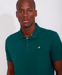 Polo-Masculina-Comfort-com-Bolso-Manga-Curta-Verde-Escuro-9640963-Verde_Escuro_6