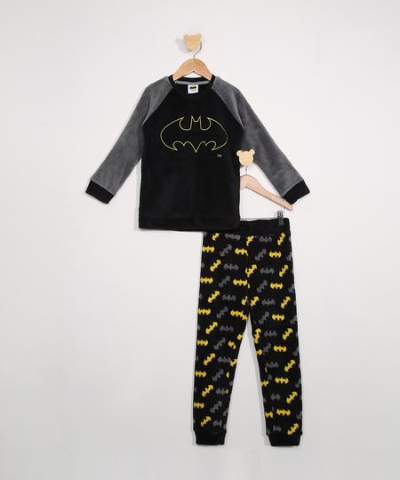 Pijama-de-Fleece-Infantil-Raglan-Batman-Manga-Longa-Preto-9972642-Preto_1