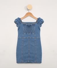 Vestido-Jeans-Infantil-Manga-Bufante-Curta-Azul-Medio-9983161-Azul_Medio_3