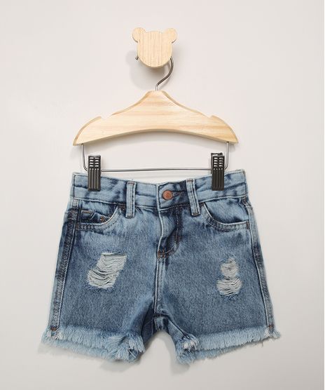 Short-Jeans-Infantil-Destroyed-com-Barra-Desfiada-Azul-Medio-9983163-Azul_Medio_1