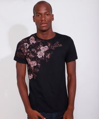 Camiseta-Masculina-Slim-Manga-Curta-Rosas-Gola-Careca-Preta-9980903-Preto_6