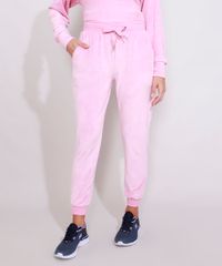 Calca-de-Plush-Feminina-Esportiva-Ace-Jogger-com-Bolsos-Rosa-9971380-Rosa_1