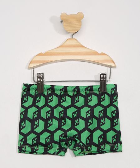 Sunga-Infantil-Boxer-Estampada-Minecraft-com-Protecao-UV50--Preta-9981083-Preto_1