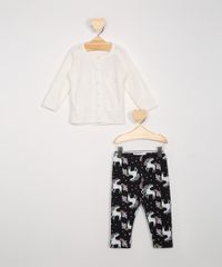 Calca-Legging-Infantil-Estampada-de-Unicornios-Preta-9982327-Preto_3