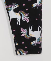 Calca-Legging-Infantil-Estampada-de-Unicornios-Preta-9982327-Preto_5