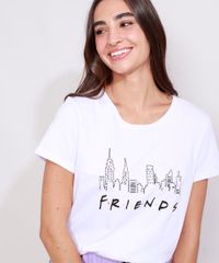 Pijama-Feminino-Manga-Curta-Friends-Branco-9974713-Branco_6