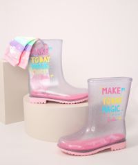 Galocha-Infantil-Grendene-Barbie-Transparente---Meia-Rosa-9986581-Rosa_1