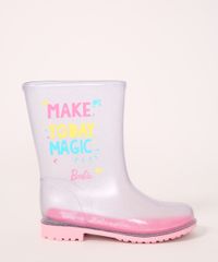Galocha-Infantil-Grendene-Barbie-Transparente---Meia-Rosa-9986581-Rosa_2