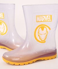 Galocha-Infantil-Grendene-Marvel-Homem-de-Ferro-Transparente---Meia-Amarela-9986776-Amarelo_3