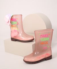 Galocha-Infantil-Grendene-Barbie-Transparente---Meia-Rosa-9986580-Rosa_1