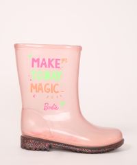 Galocha-Infantil-Grendene-Barbie-Transparente---Meia-Rosa-9986580-Rosa_2