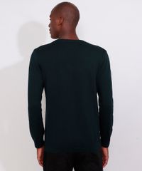 Sueter-de-Trico-Masculino-Gola-Careca-Verde-Escuro-9780961-Verde_Escuro_2