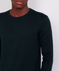 Sueter-de-Trico-Masculino-Gola-Careca-Verde-Escuro-9780961-Verde_Escuro_5