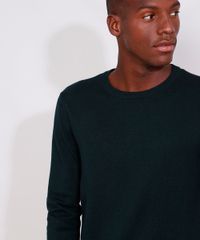 Sueter-de-Trico-Masculino-Gola-Careca-Verde-Escuro-9780961-Verde_Escuro_6