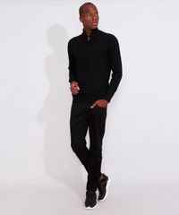 Sueter-de-Trico-Masculino-Texturizado-Gola-Alta-Preto-9790144-Preto_3