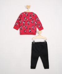 Conjunto-de-Moletom-Infantil-Blusa-Estampado-Minnie-Vermelha---Calca-Jogger-Preto-9979670-Preto_2