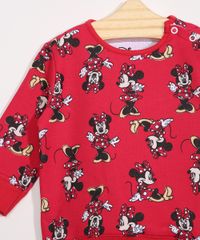 Conjunto-de-Moletom-Infantil-Blusa-Estampado-Minnie-Vermelha---Calca-Jogger-Preto-9979670-Preto_3