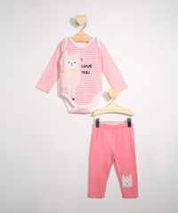 Calca-Legging-Infantil-Lhama-com-Bordado-Rosa-9970957-Rosa_3