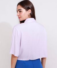 Camisa-de-Crepe-Feminina-Manga-Curta-Ampla-Cropped-com-Bolsos-Lilas-9982703-Lilas_2