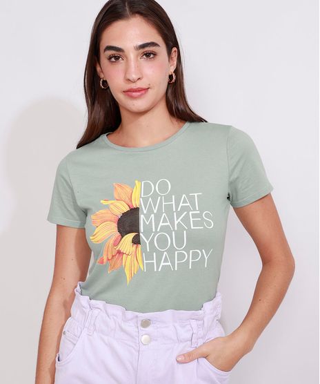 Camiseta-Feminina-Manga-Curta-Girassol-Decote-Redondo-Verde-Claro-9985474-Verde_Claro_1