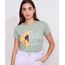 Camiseta-Feminina-Manga-Curta-Girassol-Decote-Redondo-Verde-Claro-9985474-Verde_Claro_1