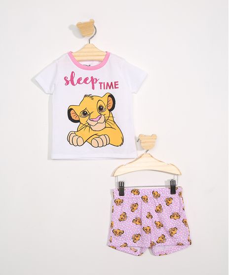 Pijama-Infantil-Simba-Manga-Curta-Off-White-9983517-Off_White_1