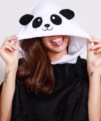 Poncho-de-Fleece-Feminino-Panda-com-Capuz-e-Orelhas-Preto-9974106-Preto_4